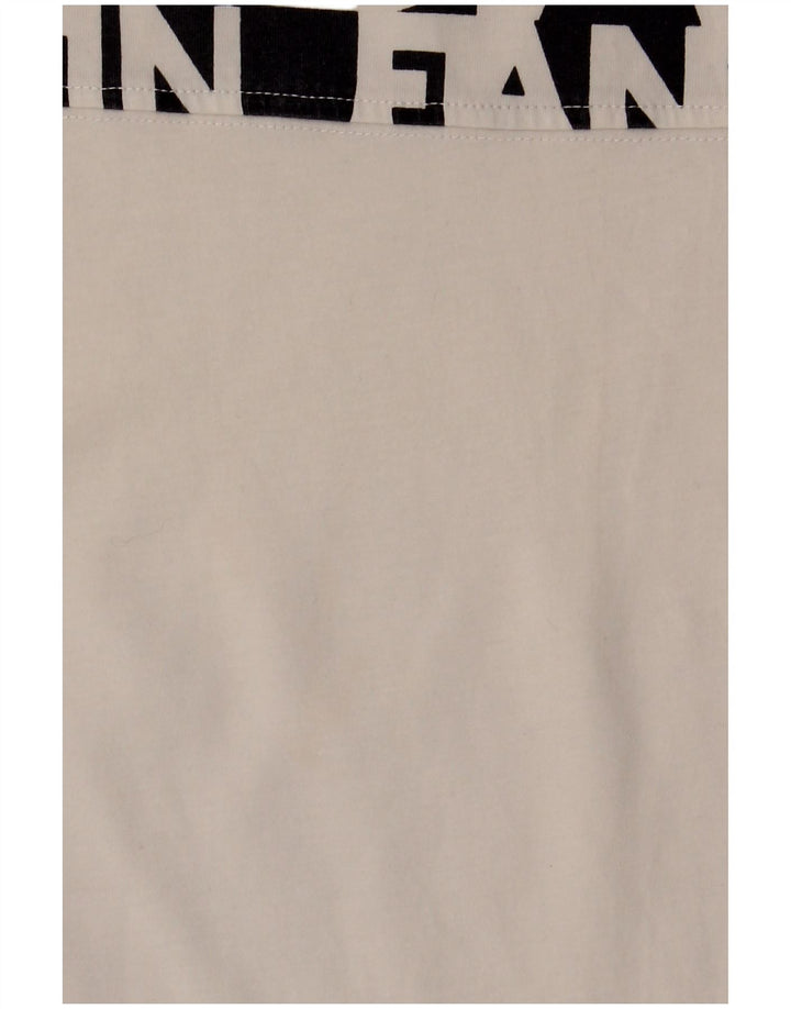 Calvin Klein Jeans Herren-T-Shirt mit Grafik, mittelweiße Baumwolle