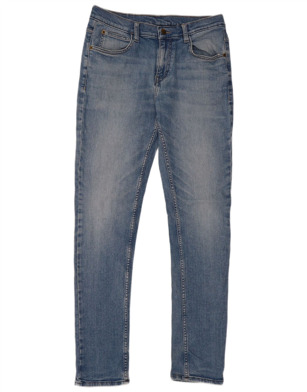 Lee Herren Skinny Jeans W30 L30 Blaue Baumwolle