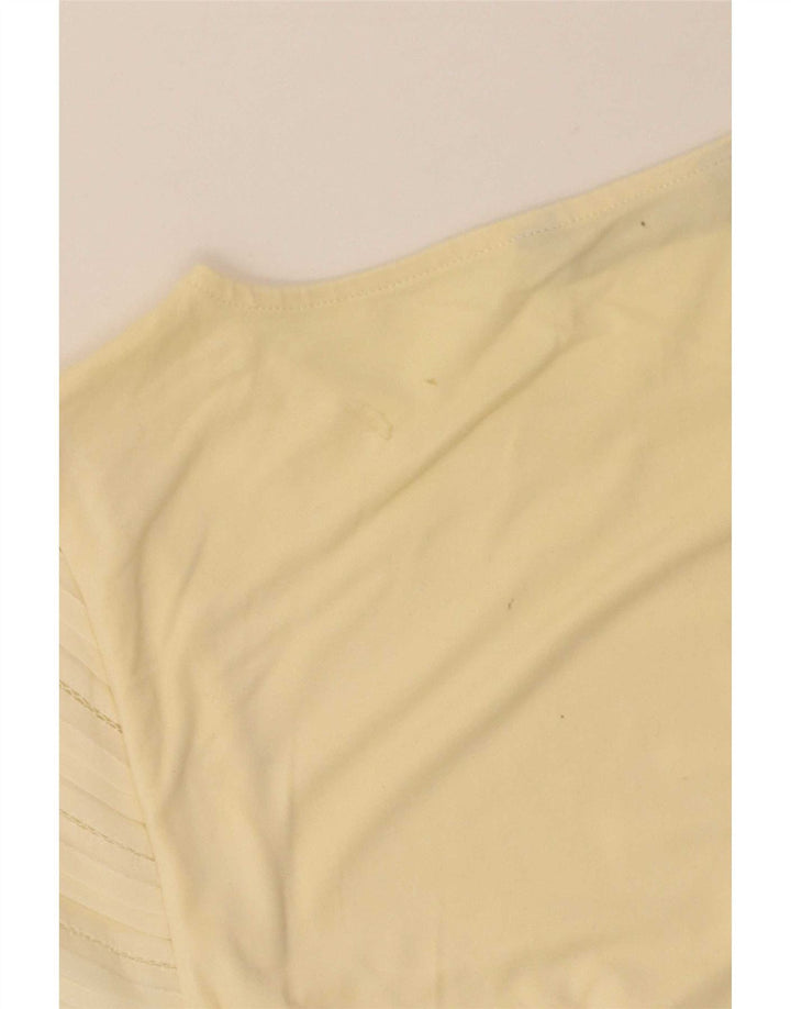 Ralph Lauren Damen T-Shirt Top UK 10 Small Gelb