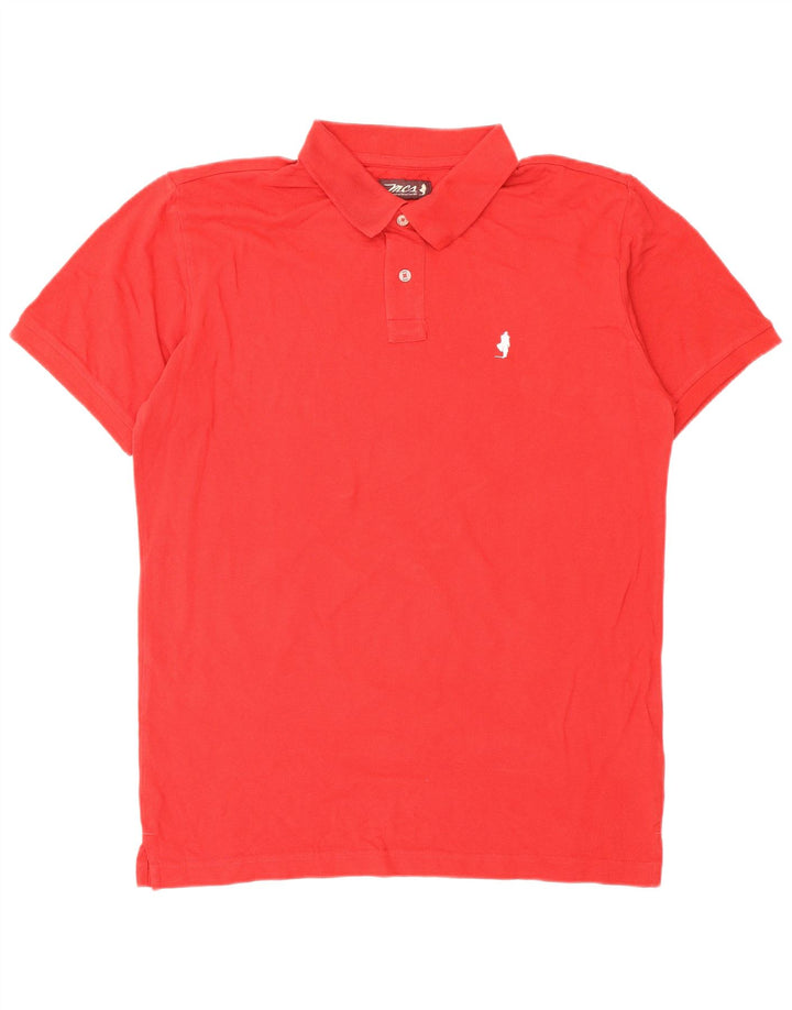 Marlboro Classics Herren-Poloshirt, große rote Baumwolle