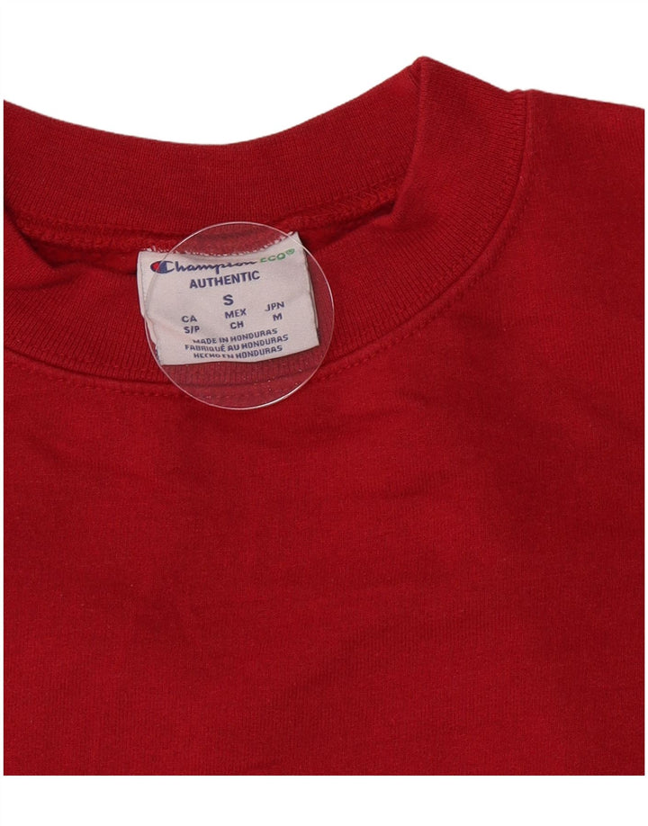 Champion Herren-Sweatshirt, Pullover, Größe S, Burgunderrot, Baumwolle