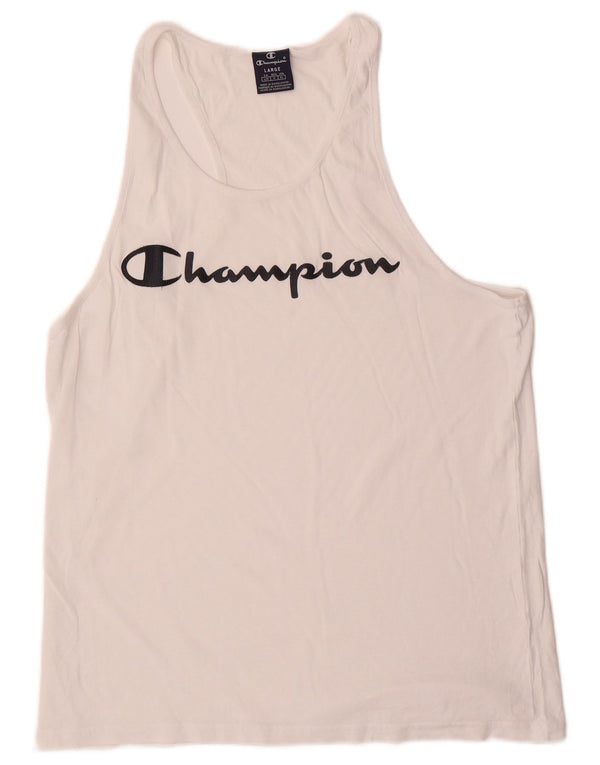 Champion Damen-Top mit Grafik, UK 14, Größe L, Weiß