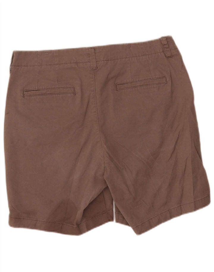 LEE Damen-Chinoshorts mit mittlerer Leibhöhe und normaler Passform, US 12, Größe L, W32, braune Baumwolle