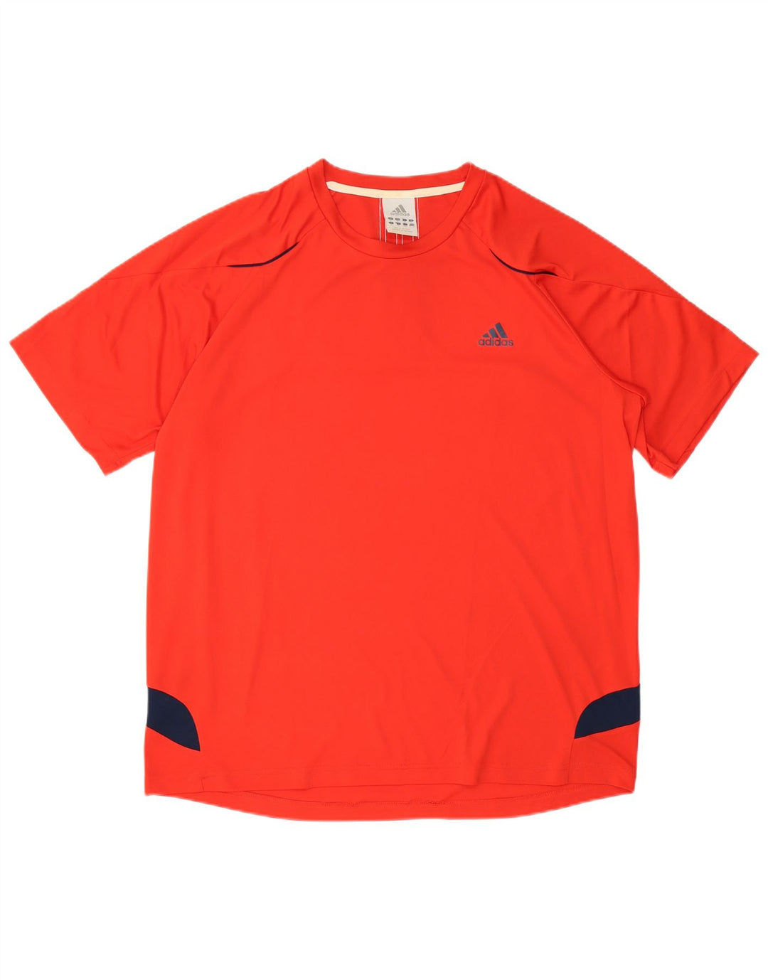 Adidas Herren T-Shirt Top XL Rot Colourblock