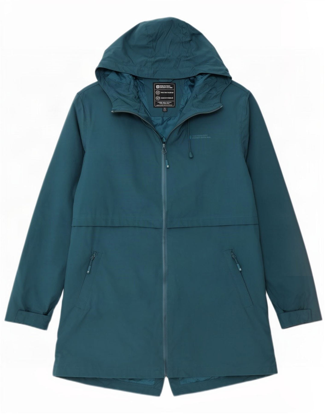 Mountain Warehouse Übergroße Parka-Jacke mit Kapuze für Damen, UK 18, XL, Blau