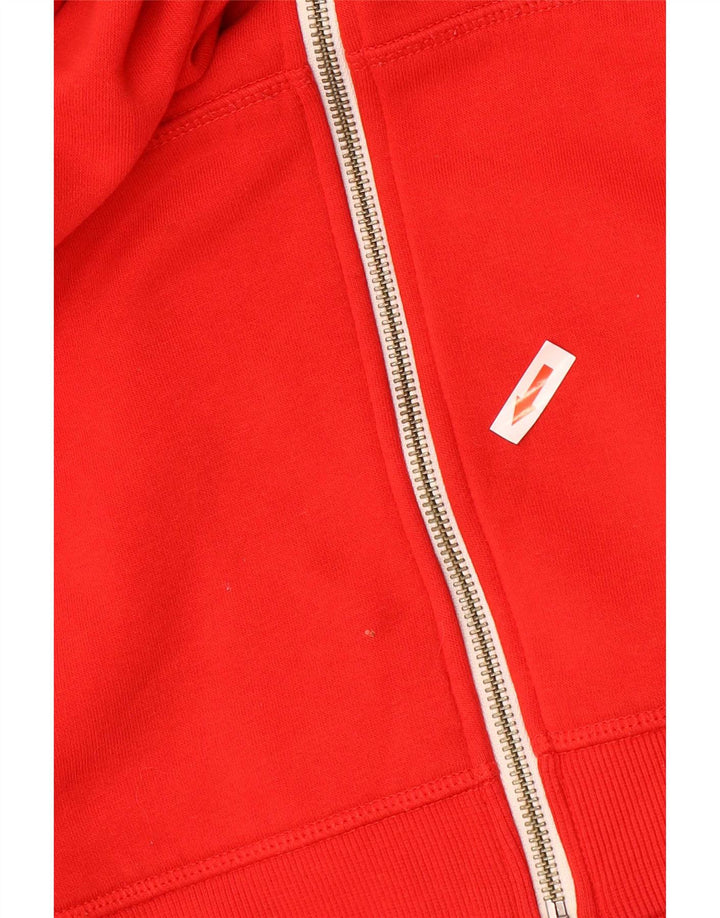 Converse Herren-Kapuzenpullover mit Reißverschluss, klein, rote Baumwolle