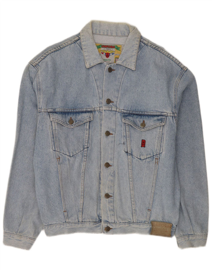 Uniform Herren Jeansjacke UK 38 Mittelblau