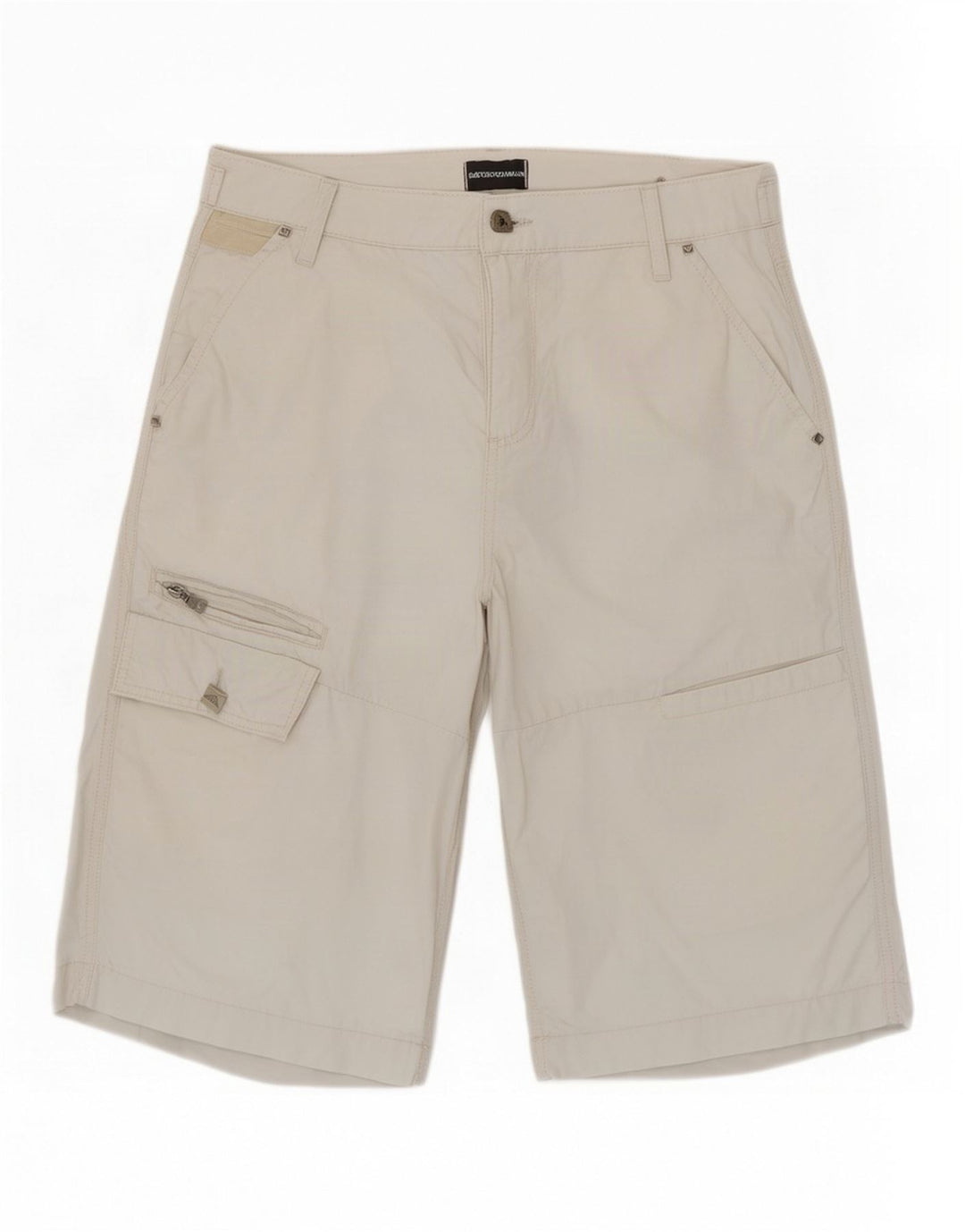 Emporio Armani Herren Cargoshorts W34 Large Grau