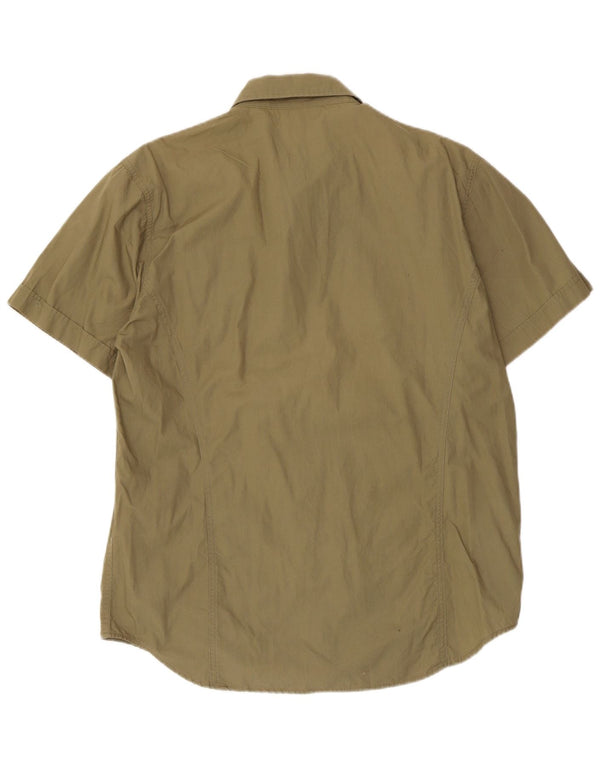Levi's Herren Kurzarmhemd XL Khaki Baumwolle