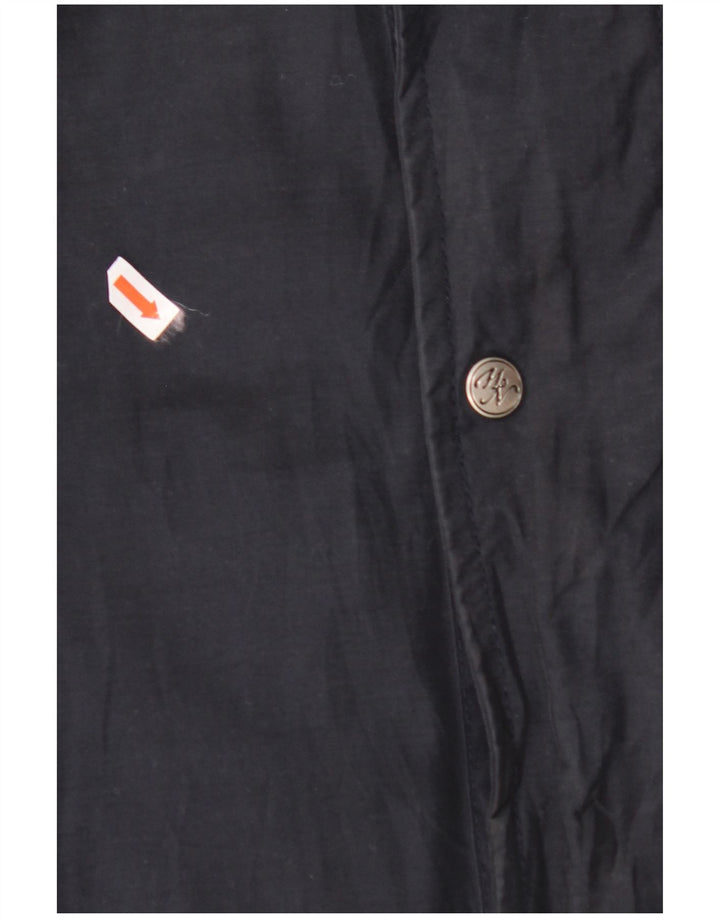 VINTAGE Herren Windjacke UK 44 2XL Marineblaue Baumwolle