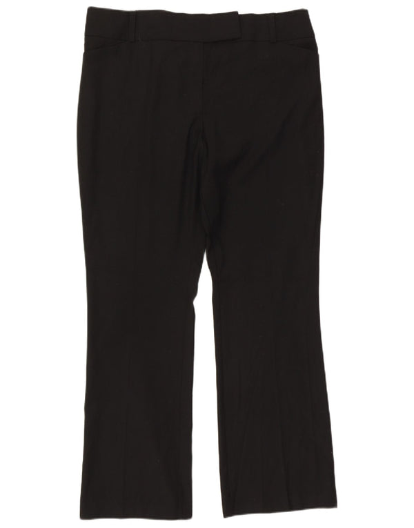 Marks & Spencer Damen Gerade Freizeithose UK 16 Large W36 L31 Schwarz