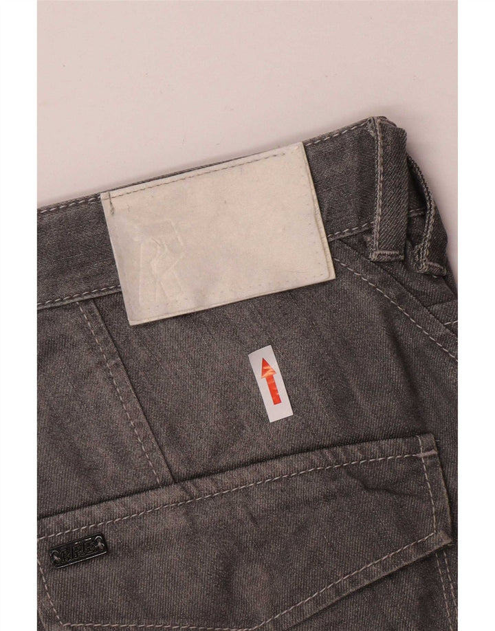 Rifle Herren Straight Jeans W34 L33 Graue Baumwolle