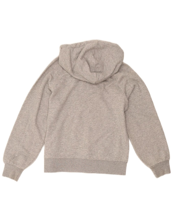 Tommy Hilfiger Womens Graphic Oversized Hoodie Pullover UK 6 XS Grau gestreift
