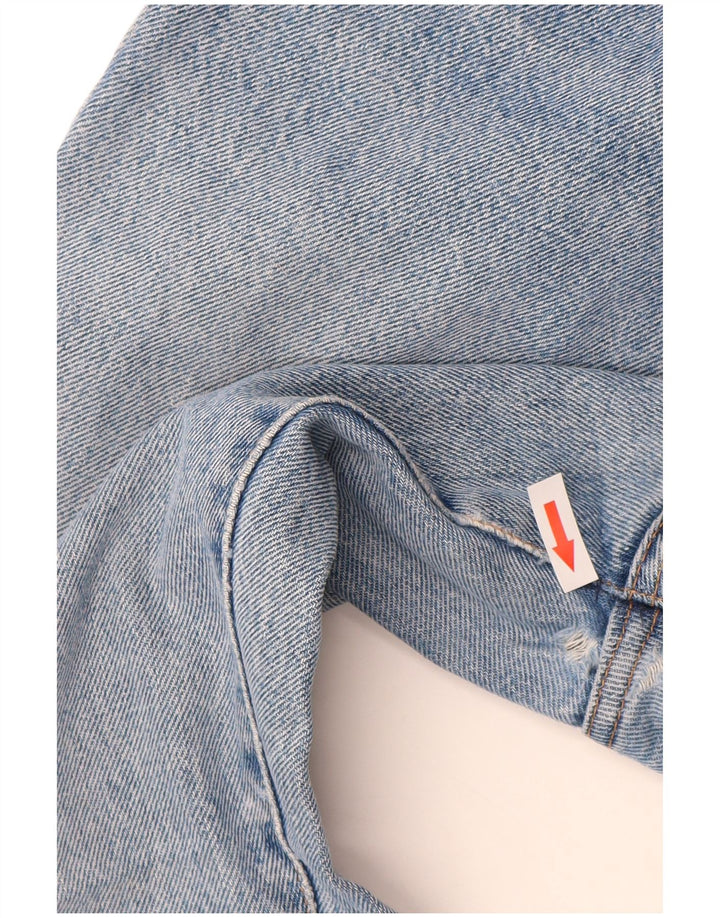 Armani Damen Tapered Jeans W26 L2 Blau