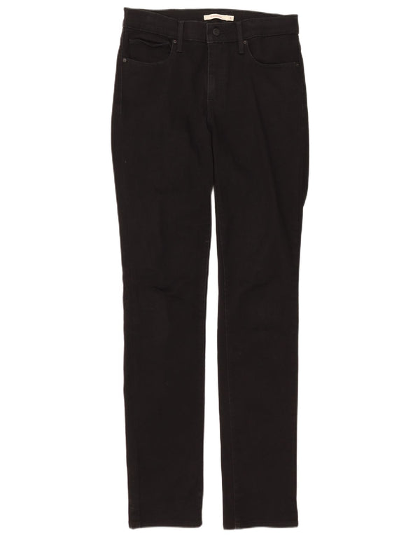 Levi's Damen Slim Slim Jeans W31 L34 Schwarz Baumwolle