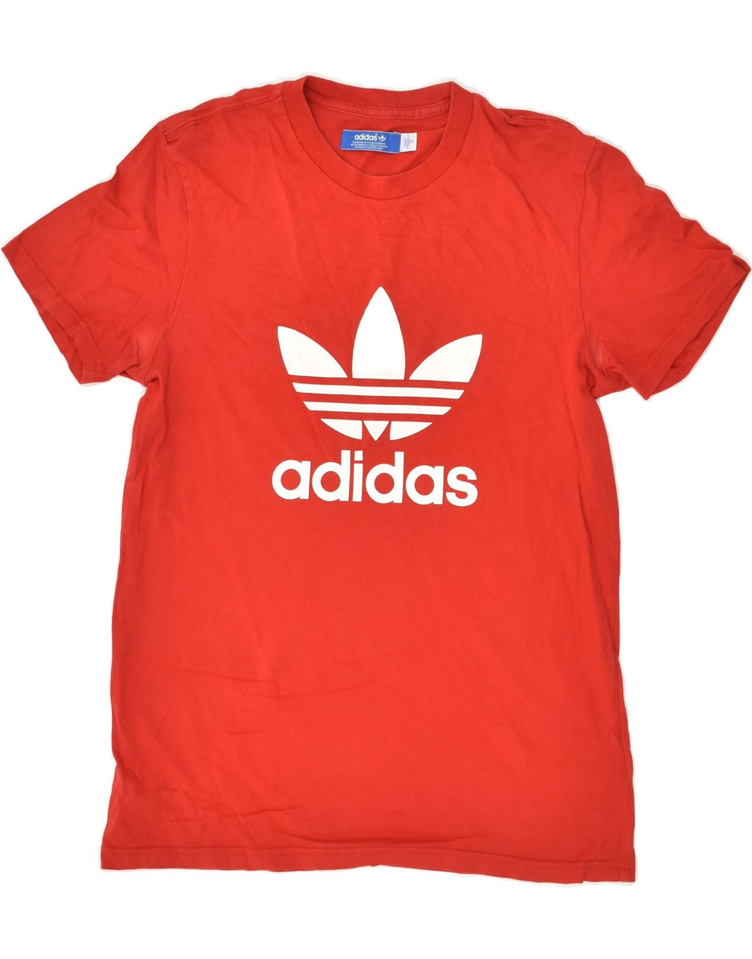ADIDAS Mens Graphic T-Shirt Top Small Red Cotton | Vintage Adidas | Thrift | Second-Hand Adidas | Used Clothing | Messina Hembry 