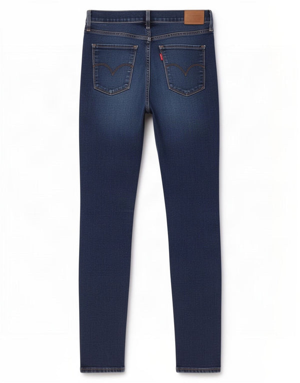 Levi's Damen 311 Shaping Skinny Jeans W28 L30 Marineblaue Baumwolle