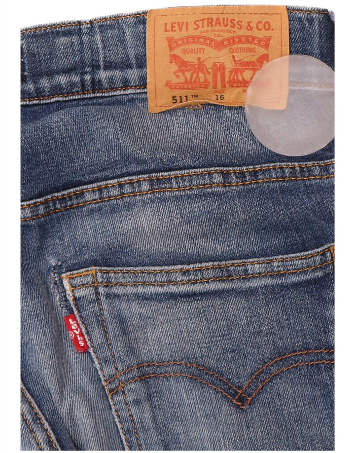 Levi's Jungen 511 Slim Jeans 15–16 Jahre W30 L32 Blau