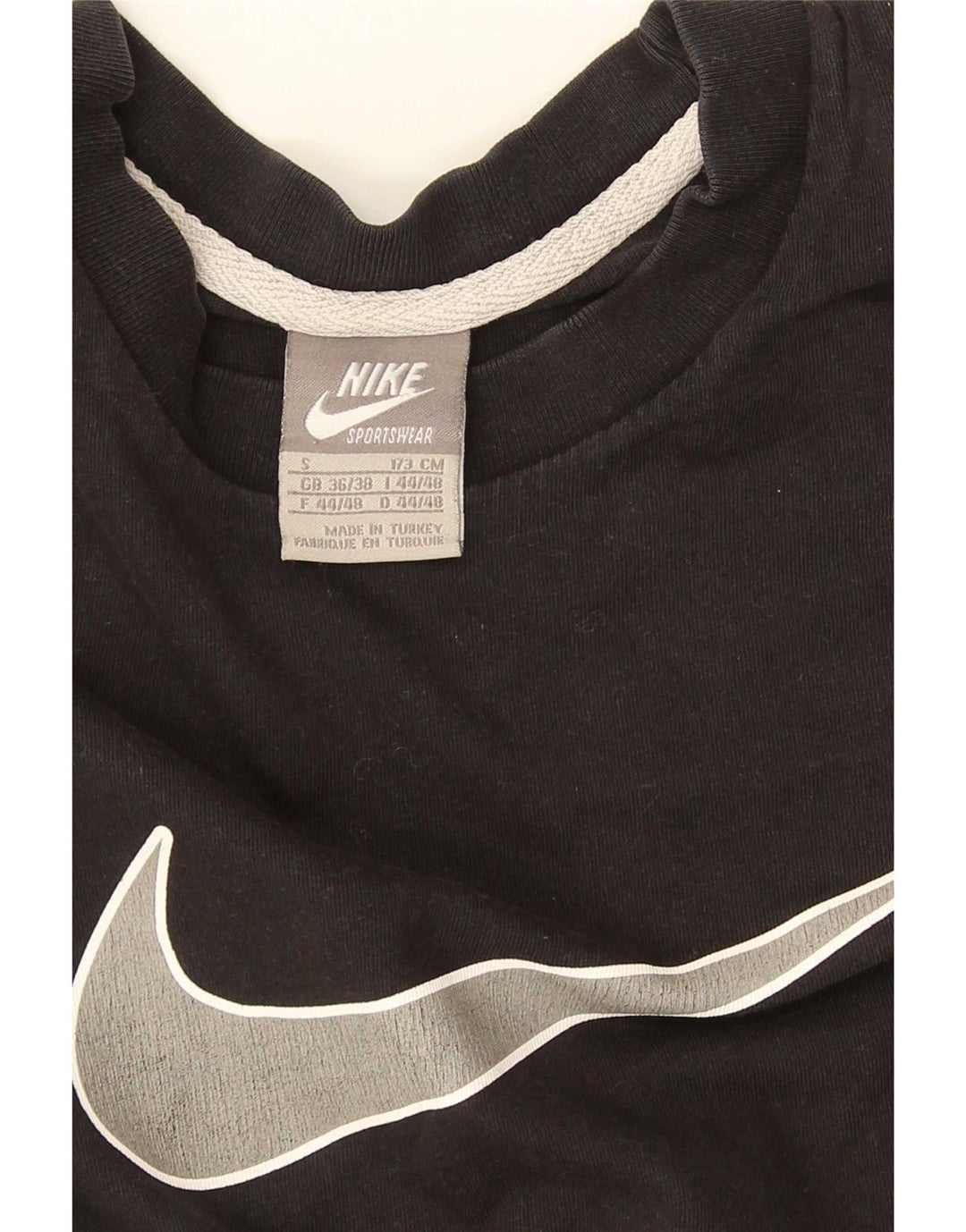 Nike Herren Grafik T-Shirt Top UK 36/38 Small Schwarz