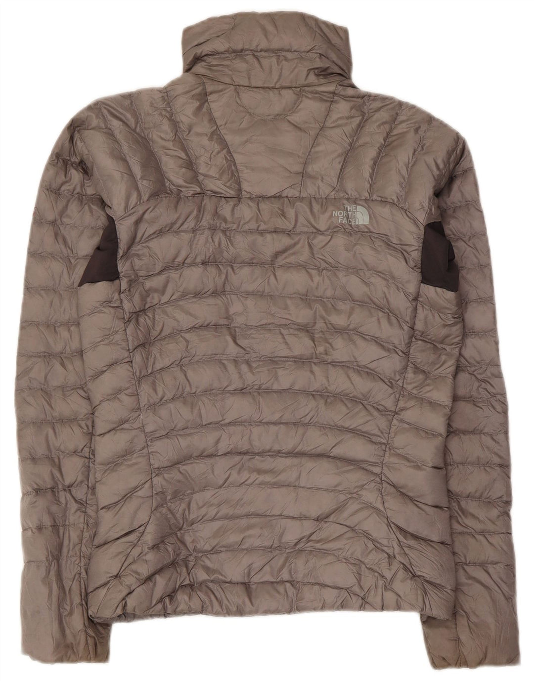 The North Face Damen Wattierte Jacke UK 6 XS Grauer Farbblock