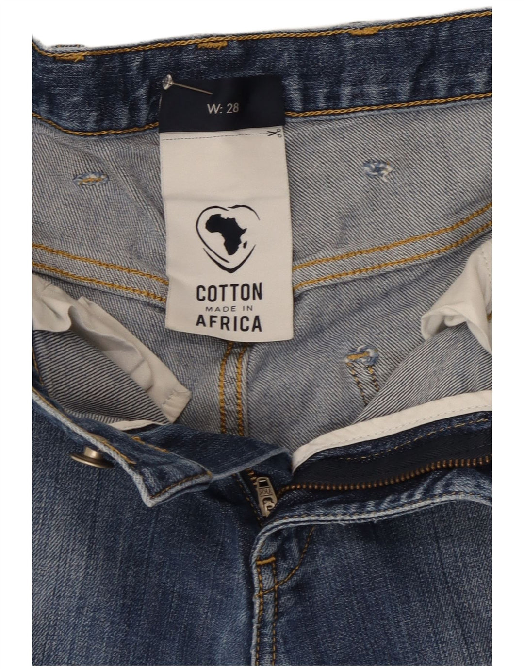 Armani Damen Skinny Jeans W28 L33 Blaue Baumwolle