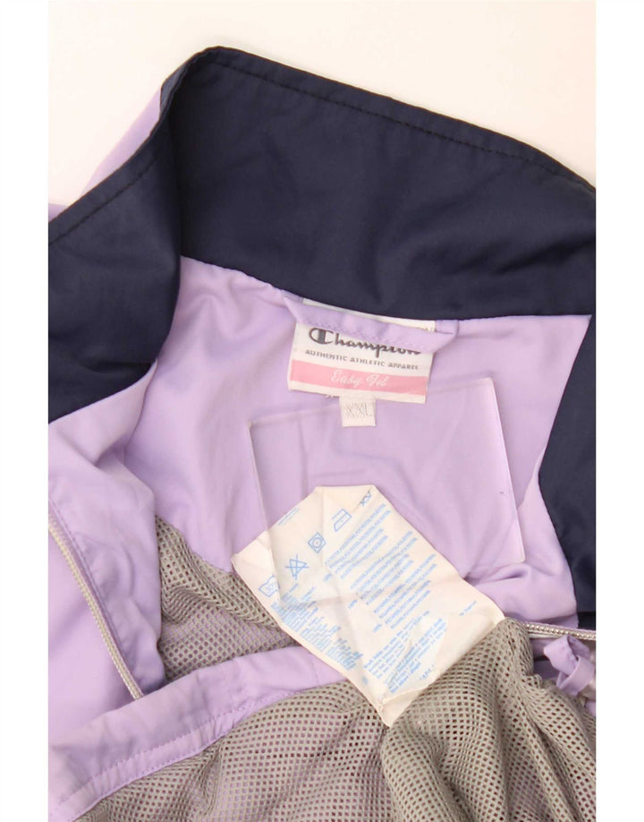 Champion Damen Easy Fit Trainingsanzug-Oberjacke UK 20 2XL Lila Polyester
