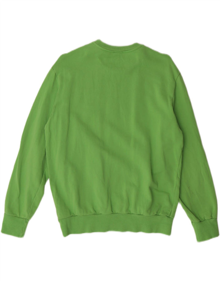 DIESEL Boys Graphic Sweatshirt Jumper 13-14 Years Green Cotton Vintage Diesel and Second-Hand Diesel from Messina Hembry 