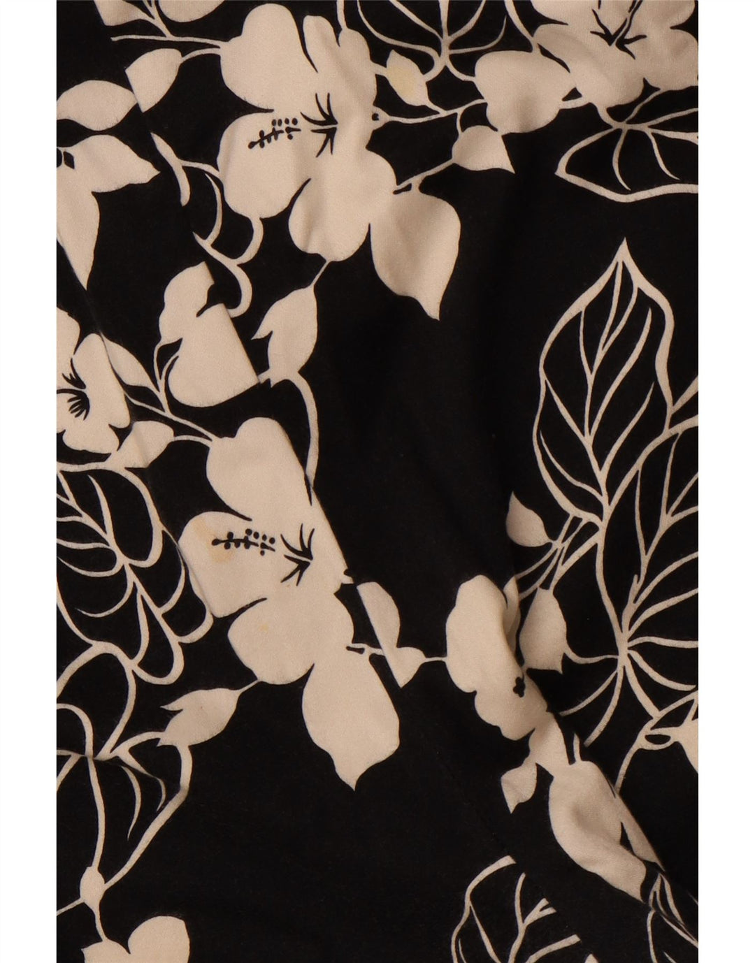 CHAPS Gerade Capri-Hose für Damen, US 16, 2XL, W38, L20, schwarze Baumwolle mit Blumenmuster