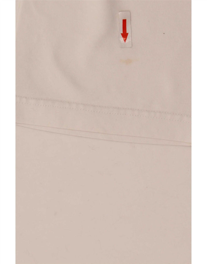 Adidas Herren Grafik T-Shirt Top Small Weiß Baumwolle