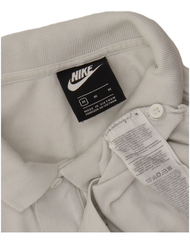 NIKE Herren-Poloshirt, mittelweiße Baumwolle