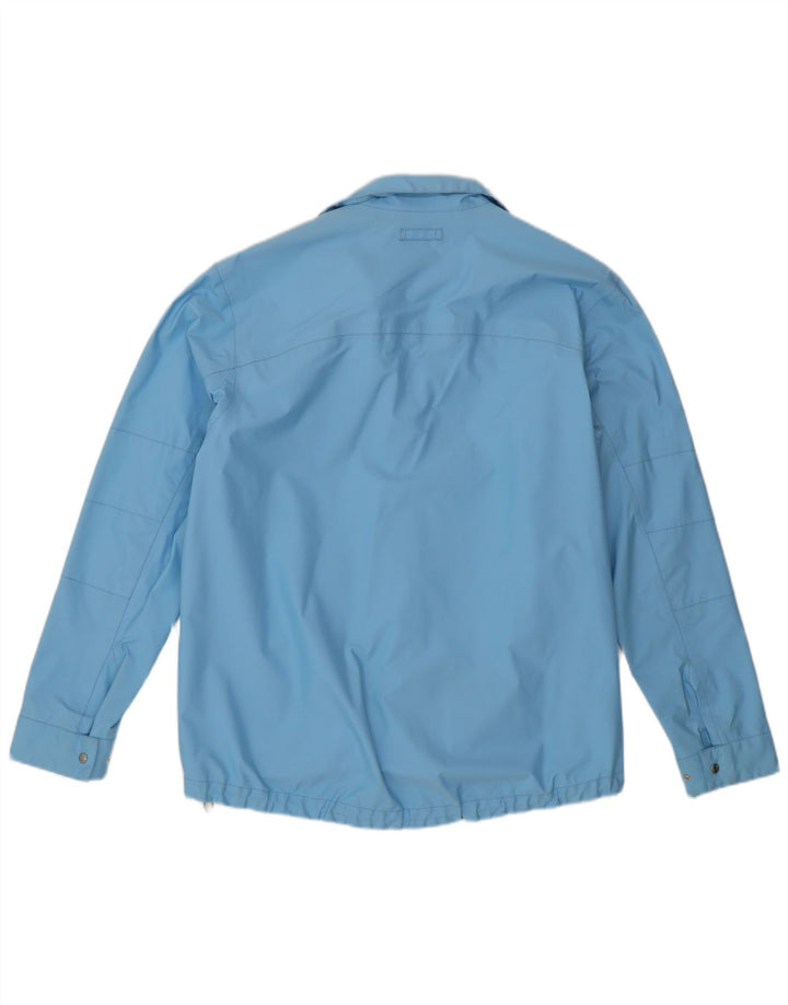 Escada Damen Übergroße Regenjacke UK 10 Small Blau