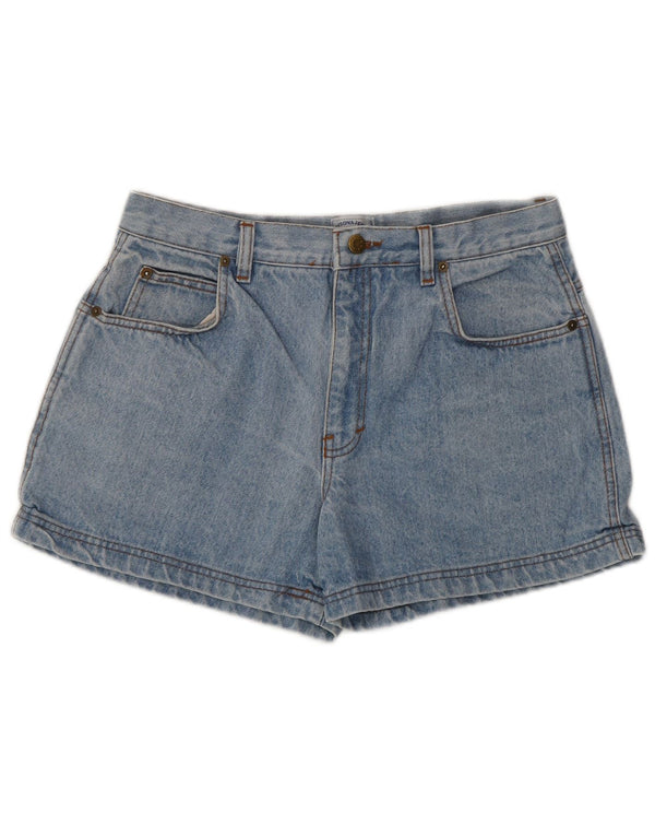 ARIZONA Damen-Jeansshorts mit hoher Taille, W33, große blaue Baumwolle
