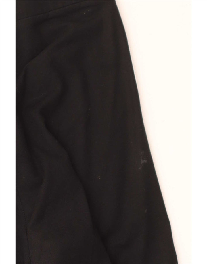 Adidas Damen Leggings UK 12 Medium Schwarz Baumwolle