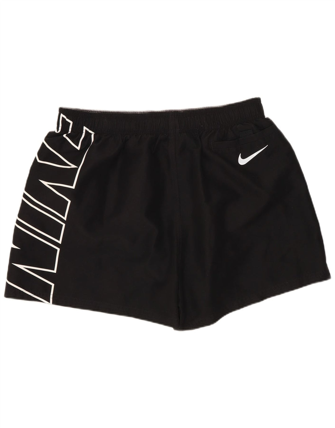 NIKE Herren-Badeshorts mit Grafik, groß, aus schwarzem Polyester