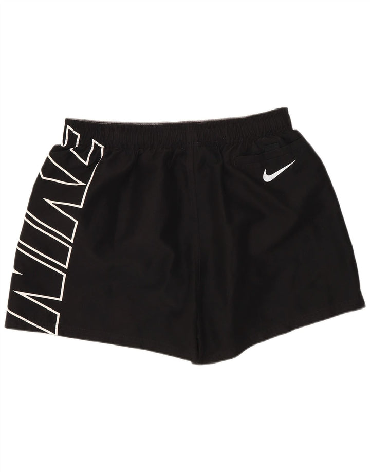 NIKE Herren-Badeshorts mit Grafik, groß, aus schwarzem Polyester