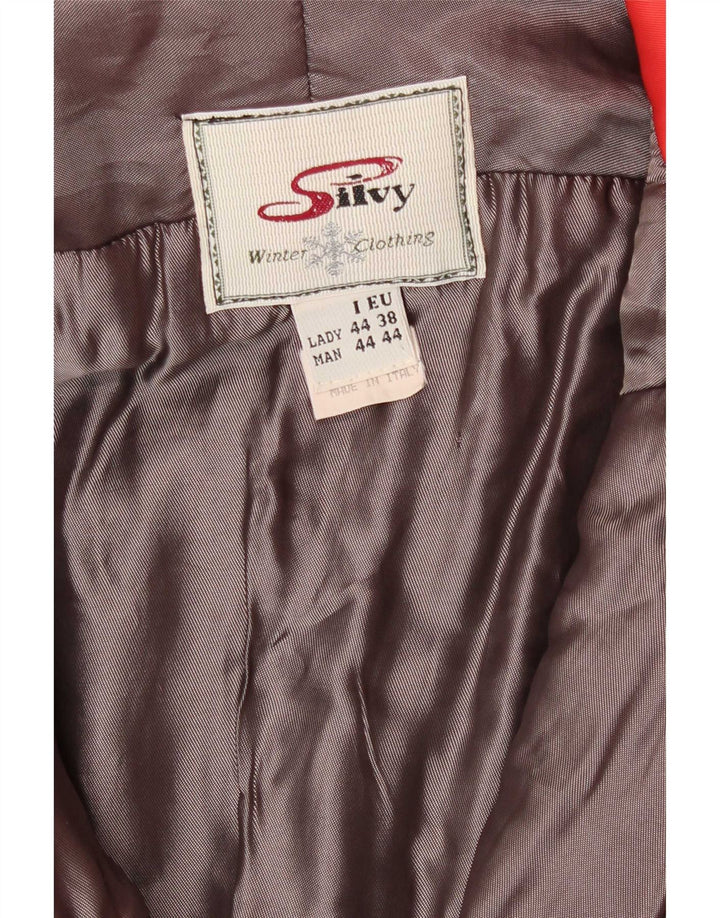 Silvy Womens Loose Fit Skioverall mit Kapuze IT 44 Mittelrot Winter