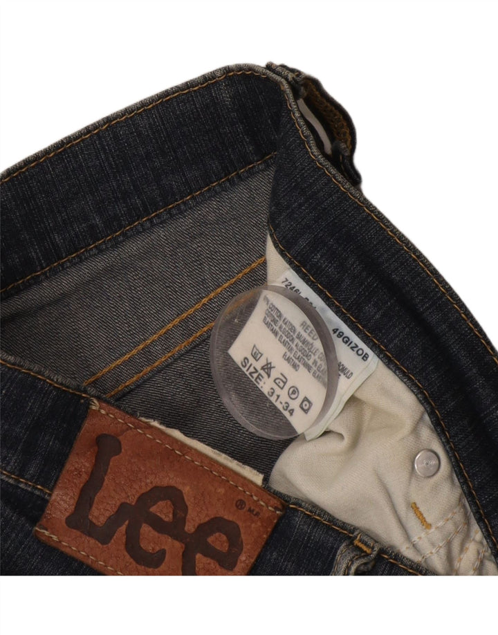 Lee Herren REED Bootcut Jeans W31 L31 Blaue Baumwolle