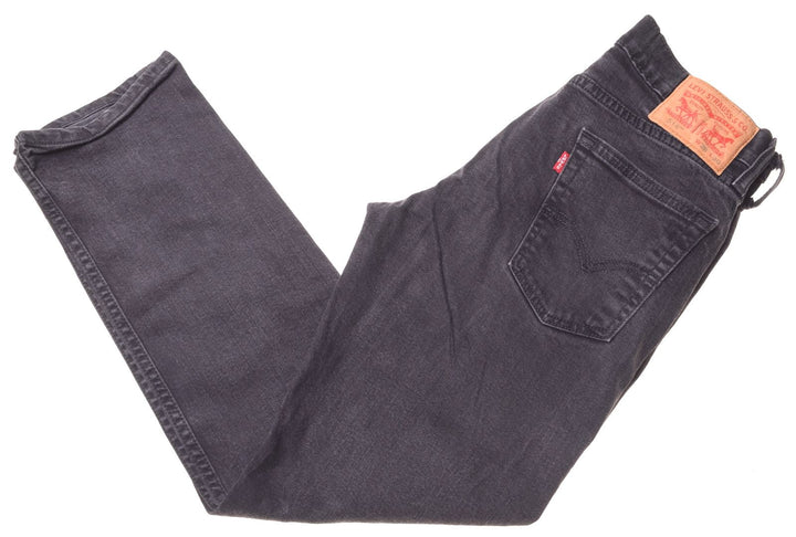 LEVI'S Womens 514 Jeans W28 L27 Black Cotton Slim