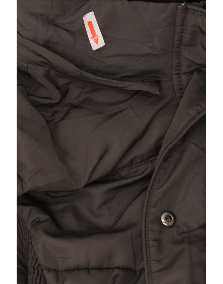 Hobbs Wattierter Damenmantel UK 10 Small Grau Polyester