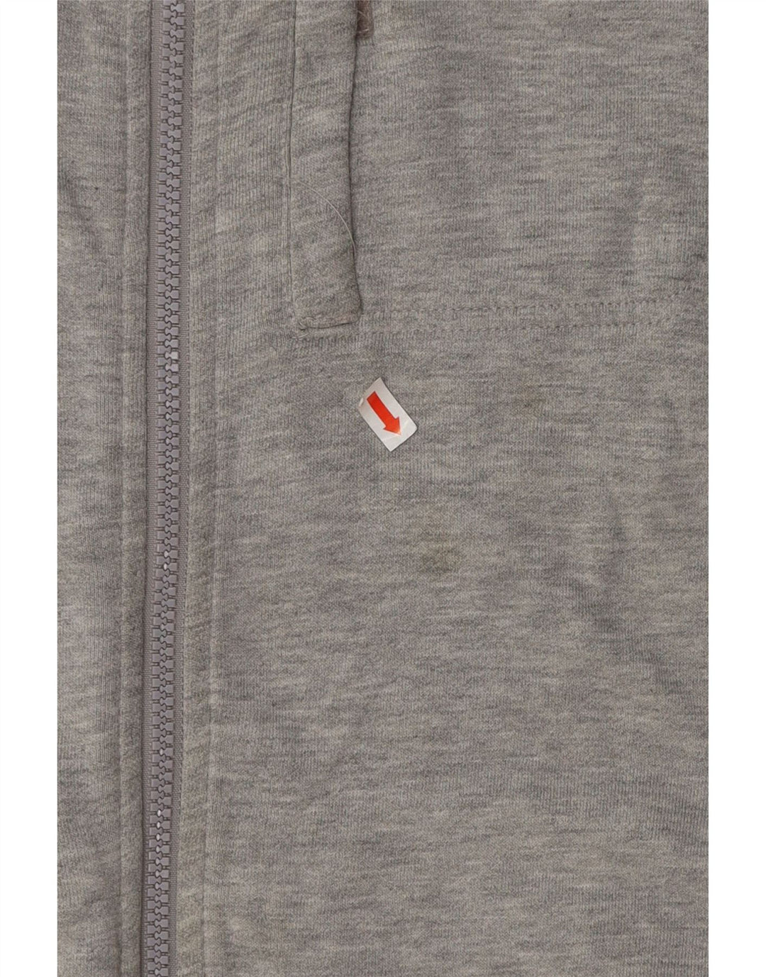 Adidas Herren-Trainingsanzug-Oberteil, große, grau gefleckte Baumwolle