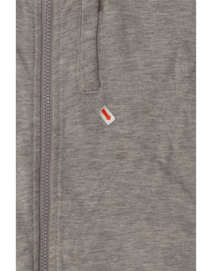 Adidas Herren-Trainingsanzug-Oberteil, große, grau gefleckte Baumwolle