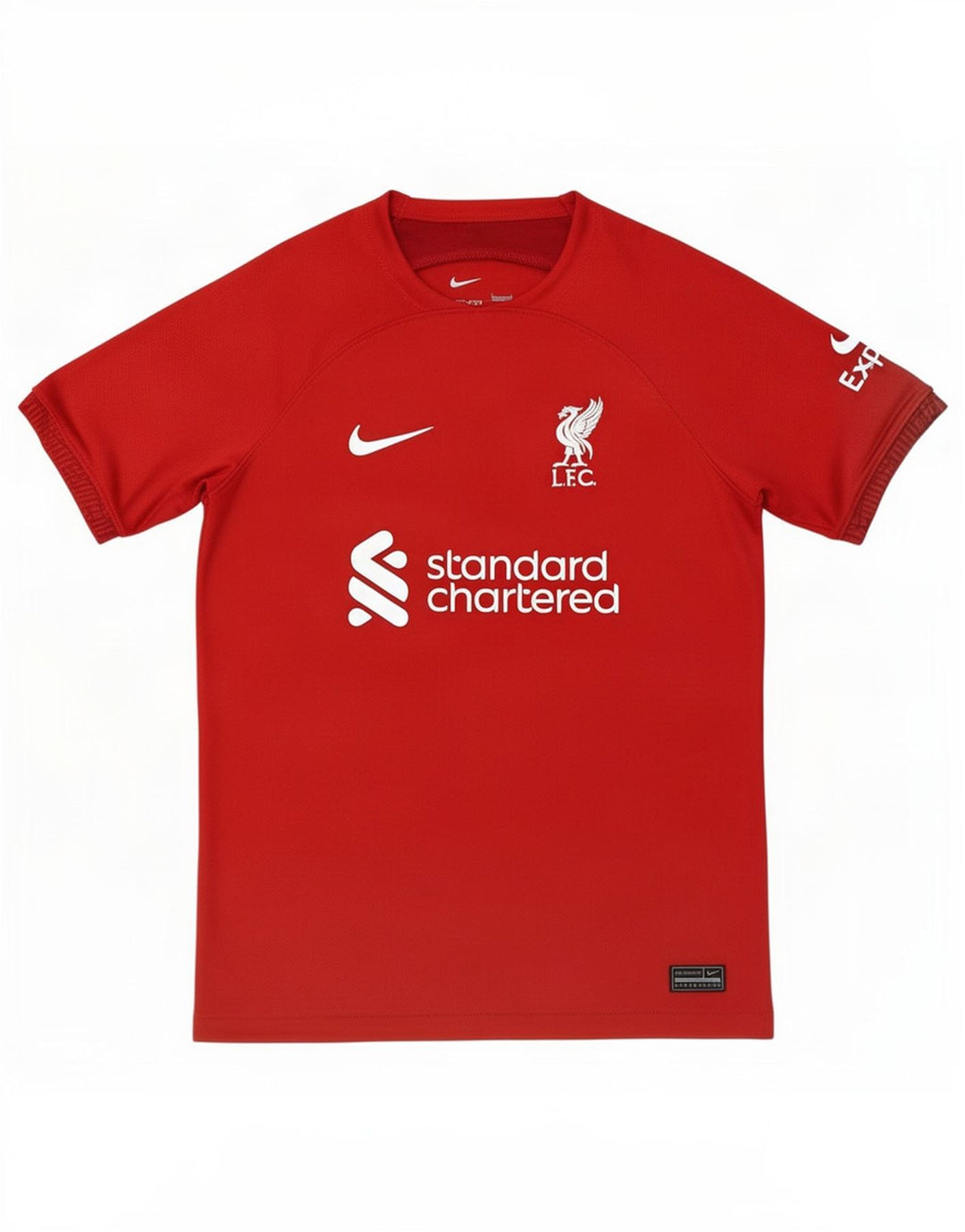 Nike Liverpool Grafik-T-Shirt für Jungen, 12–13 Jahre, groß, rotes Polyester
