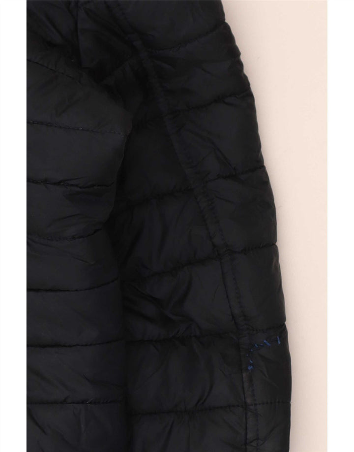Joules Wattierter Damenmantel mit Kapuze, UK 16, Größe L, Marineblau, Polyester