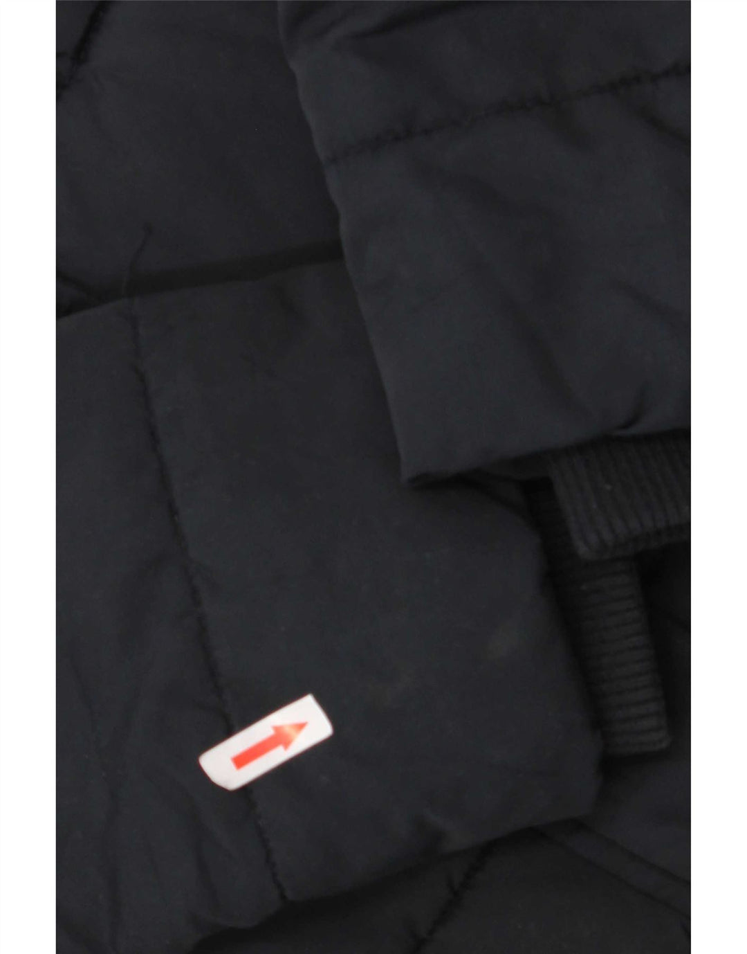 Topshop Damen Wattierte Jacke UK 12 Mittel Marineblau
