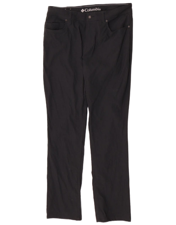 Columbia Herren-Freizeithose, normal, W34, L32, schwarzes Nylon
