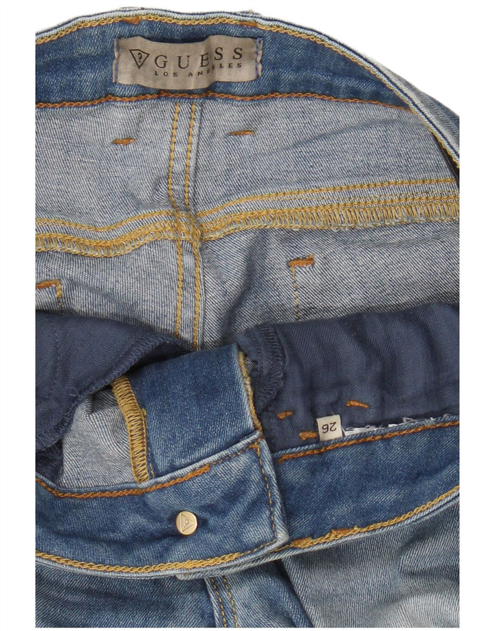 Guess Damen Skinny Jeans W26 L32 Blau