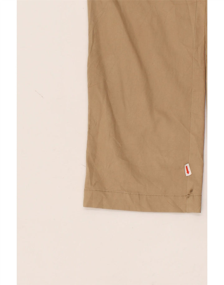 LACOSTE Womens Straight Cropped Trousers Size 38 Medium W32 L24  Beige Vintage Lacoste and Second-Hand Lacoste from Messina Hembry 