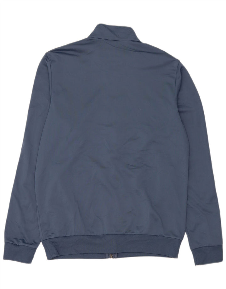 Adidas Herren-Trainingsanzug-Top-Jacke aus mittelmarineblauem Polyester