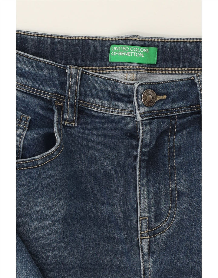 BENETTON Womens Elvis Slim Jeans W29 L31 Blue Cotton Vintage Benetton and Second-Hand Benetton from Messina Hembry 