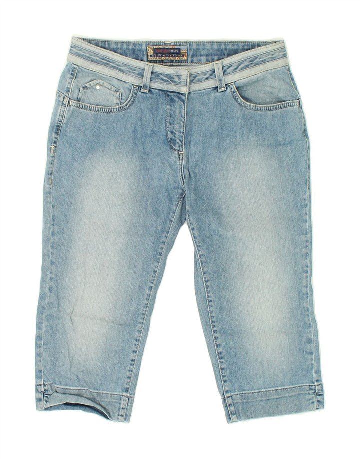 TRUSSARDI Womens Denim Shorts W27 Small Blue Cotton Vintage Trussardi and Second-Hand Trussardi from Messina Hembry 